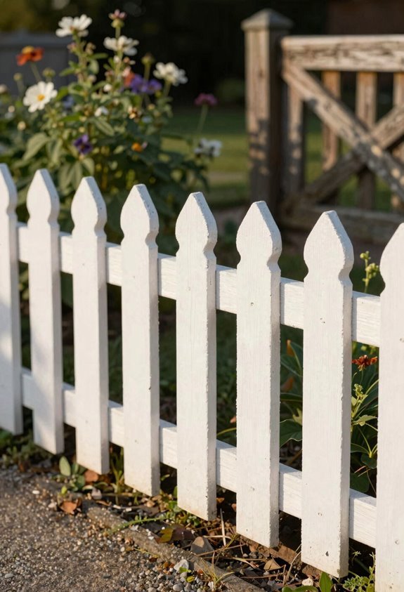 scalloped fence budget charm