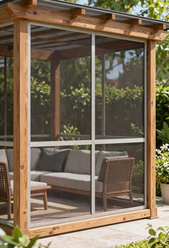 screened pergola permit considerations