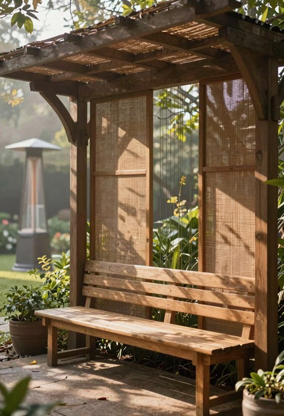 screened privacy quiet insects seasons