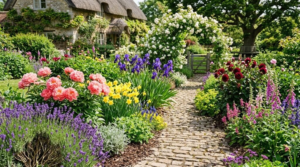 seven flower garden layouts to transform outdoor space