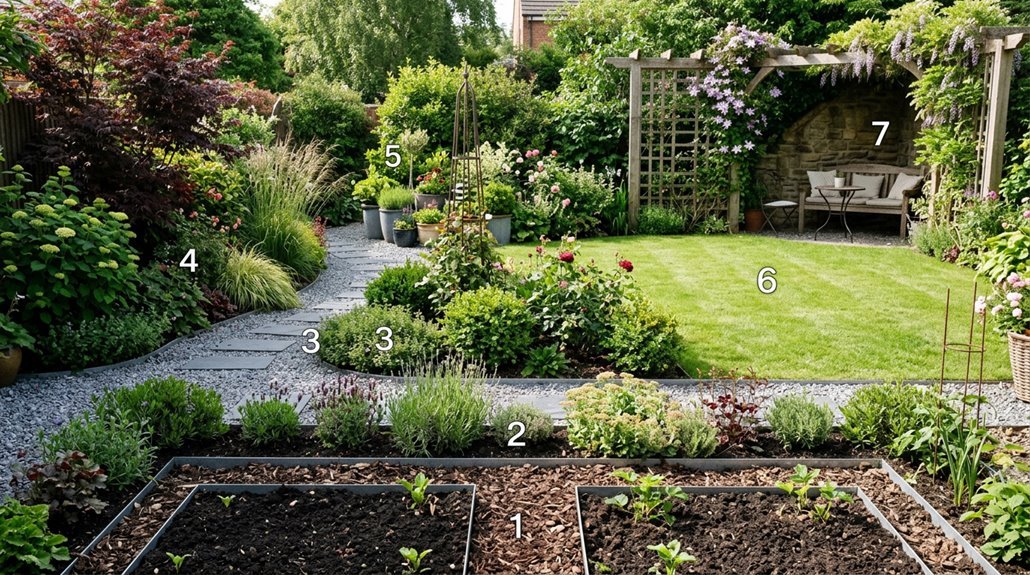 seven step yard landscaping plan