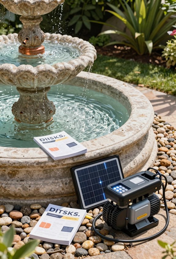 solar vs electric pond pump tradeoffs