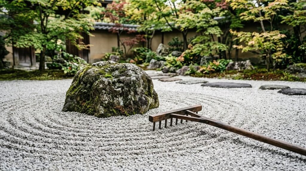 step by step zen garden construction