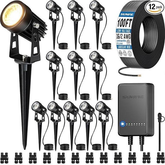 sunvie landscape lighting kit performance