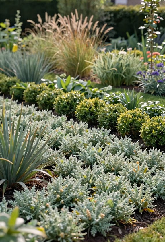 three plus two planting arrangement depth
