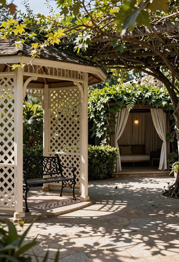 three walled cabana enclosure privacy