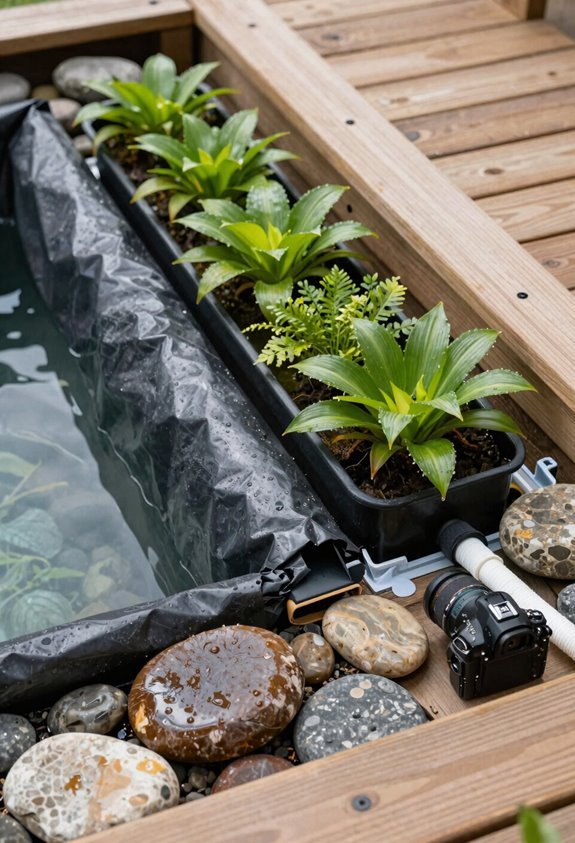 trap door for easy winter maintenance