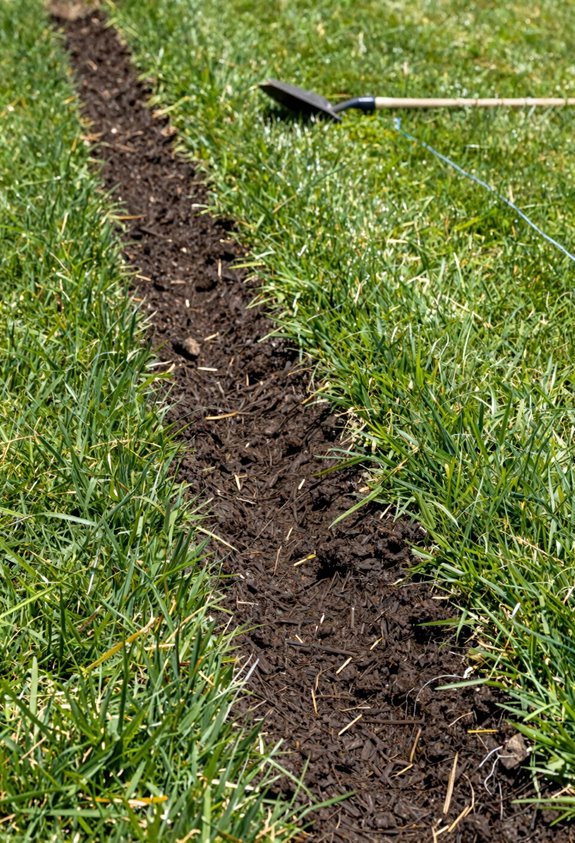 trench edging for borders