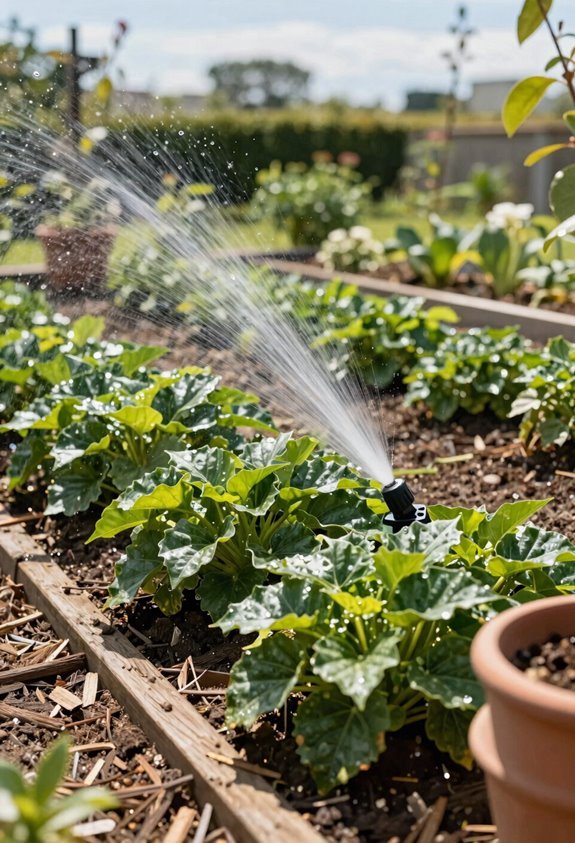two inch weekly deep watering