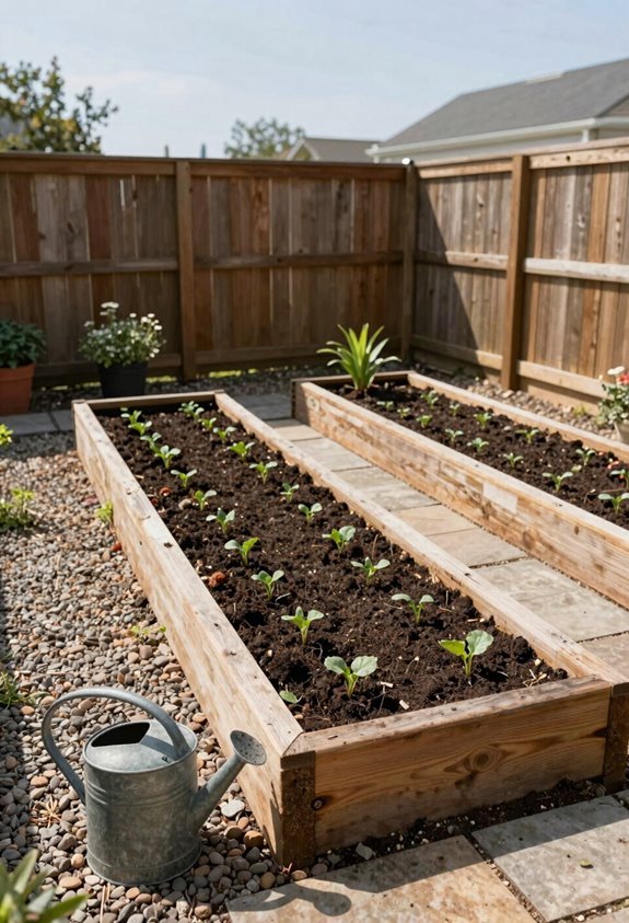 two to three raised beds first