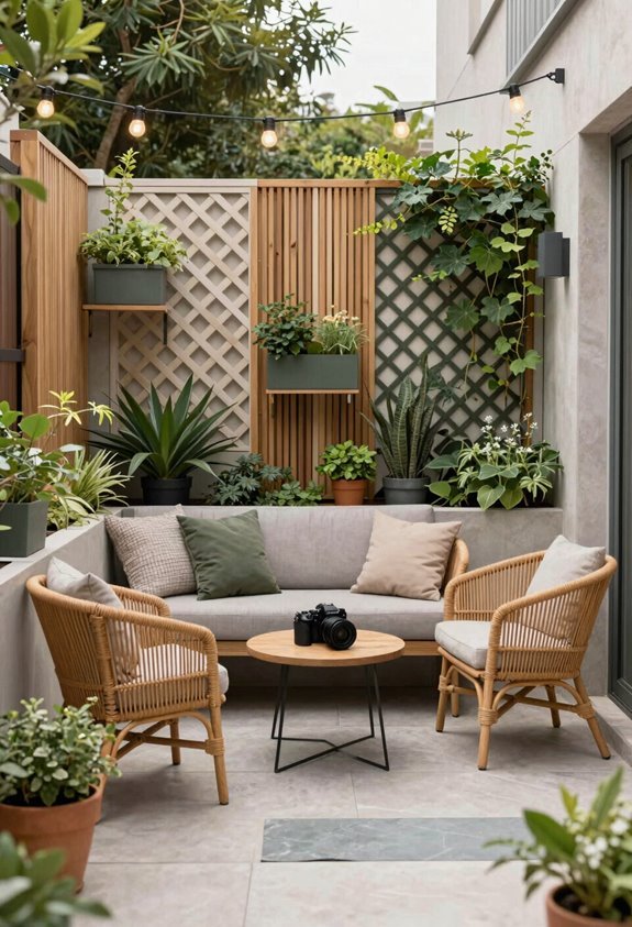 vertical wall garden modular planters