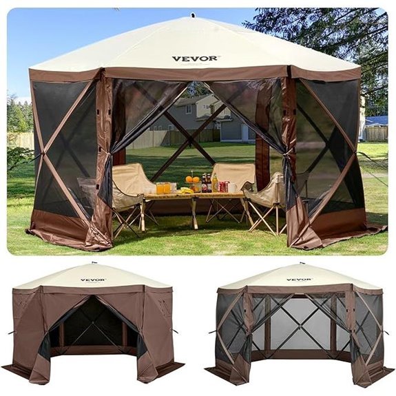 vevor 12x12ft gazebo tent