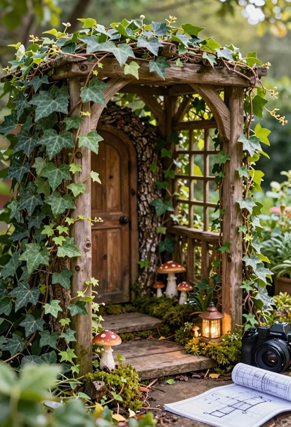vine clad fairy arbor entrance
