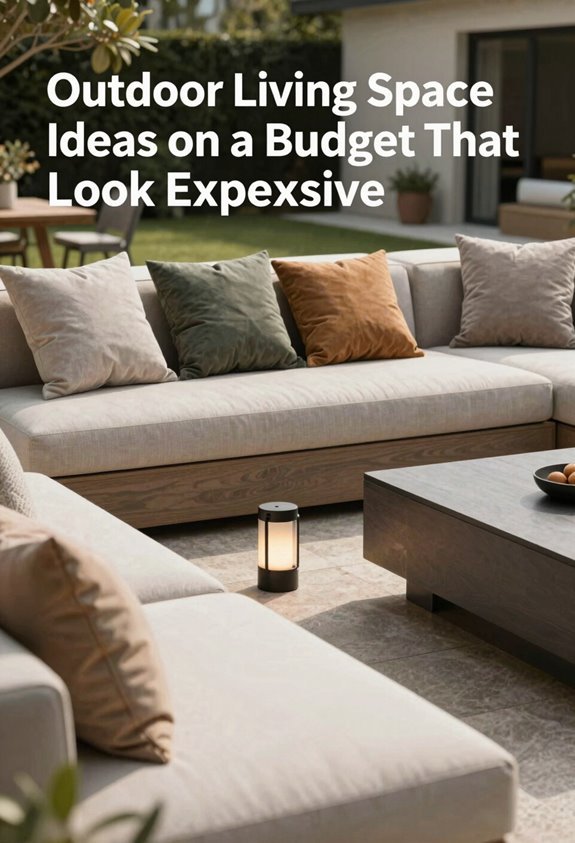 weatherproofed outdoor living with portable luxuries