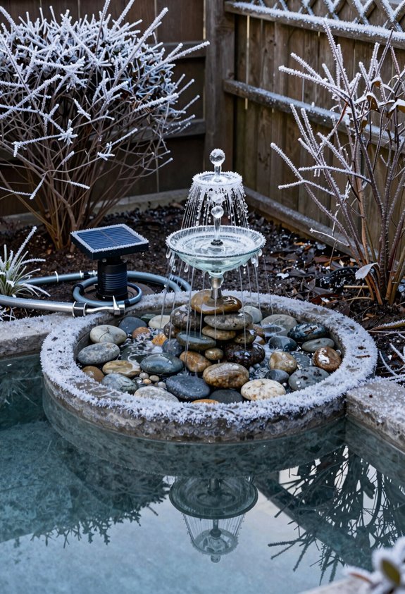 winterize maintain water feature year round