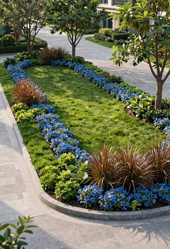 wraparound border unites frontages gracefully